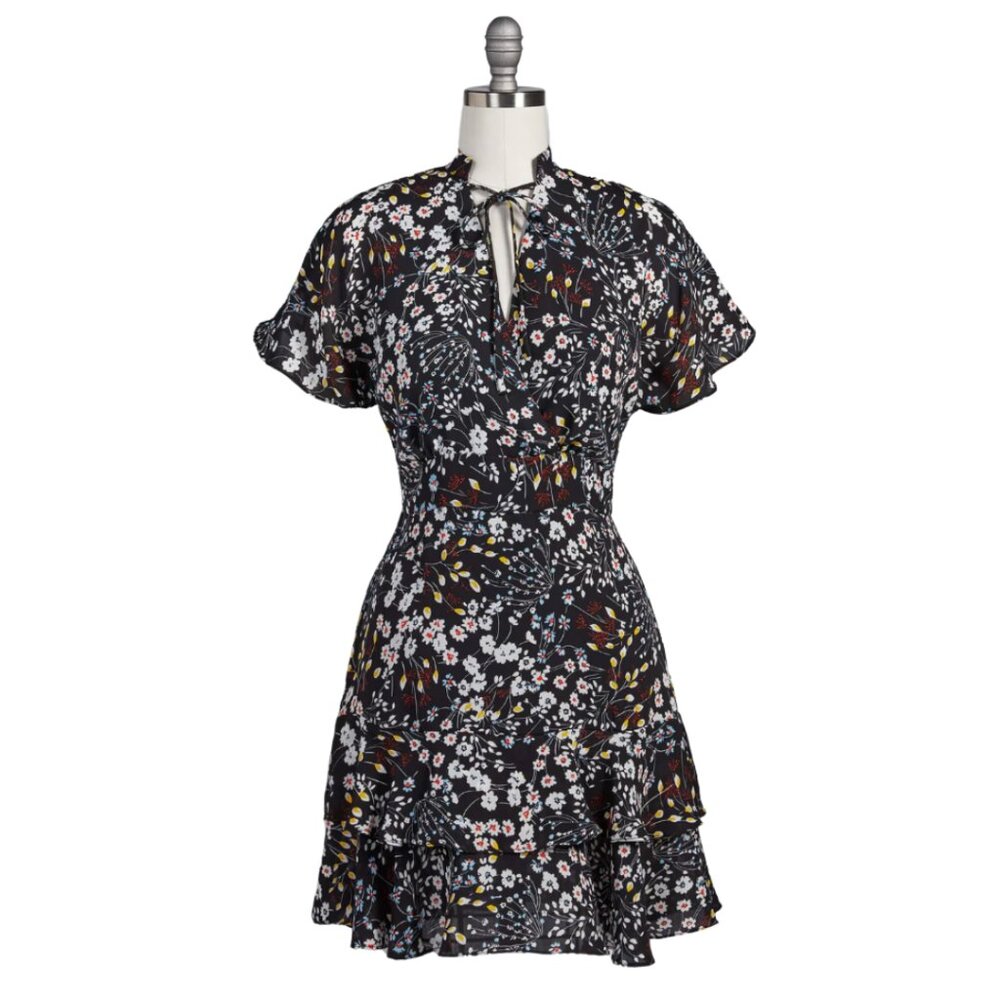 Then and Now Floral Dress, J. Peterman / Parker - Large